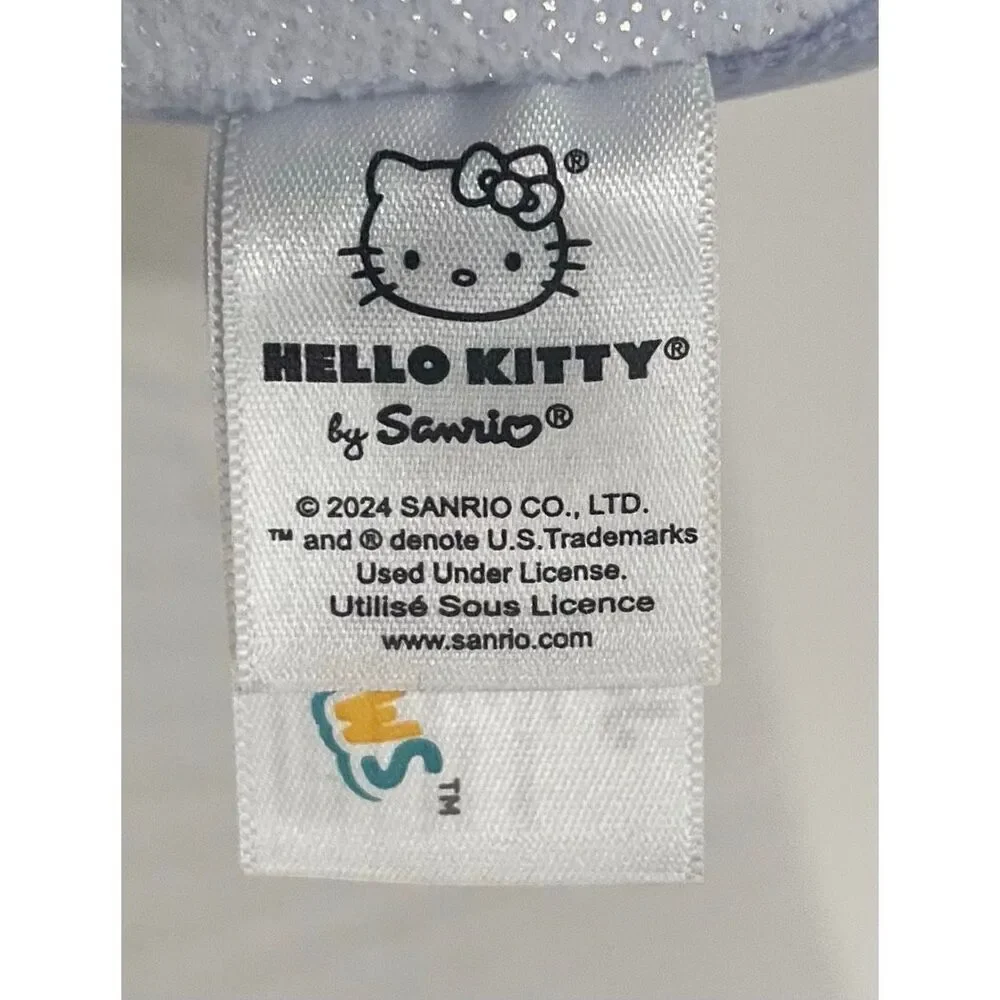 Squishmallows Hello Kitty 50th Anniversary Monochrome Blue   8”